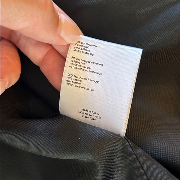 Anine Bing Bowie Moto Leather Biker Jacket Black - Picture 9 of 9